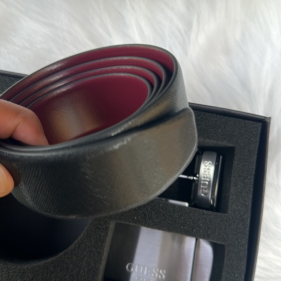 New GUESS Men's Adjustable/Reversible Belt SZ M - Picture 5 of 8